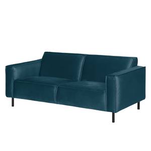 Sofa Uhand (3-Sitzer) Samt - Dunkelblau