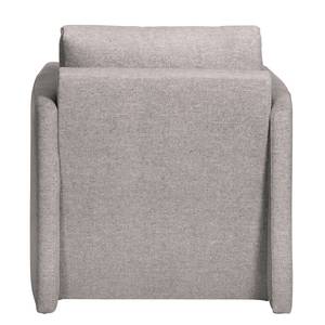 Fauteuil Thrall I Tissu structuré - Gris clair