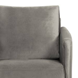 Fauteuil Thrall II fluweel - Grijs