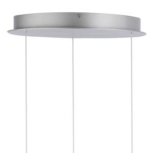 LED-hanglamp Arina kunststof/staal - zilverkleurig - 2 lichtbronnen