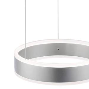 LED-hanglamp Arina kunststof/staal - zilverkleurig - 2 lichtbronnen