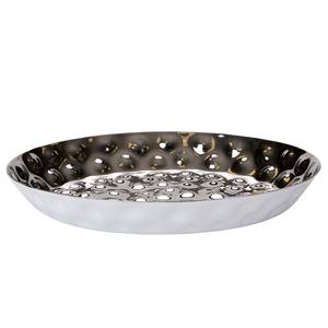 Assiette White Shiny Aluminium - Argenté - Diamètre : 30 cm