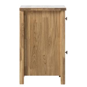 Table de chevet NolaWood I Marron - Bois massif - 45 x 60 x 37 cm