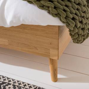 Houten bed FINSBY massief eikenhout - 160 x 200cm