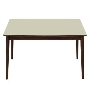 Eettafel Arvid deels massief walnoothout - walnotenhout - Aardekleurig - Breedte: 122 cm - Bruin