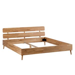 Massief houten bed Finsby I massief eikenhout - 180 x 200cm