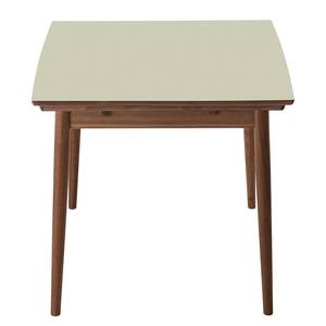 Eettafel Arvid deels massief walnoothout - walnotenhout - Aardekleurig - Breedte: 82 cm - Bruin