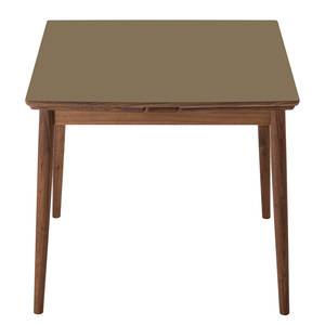 Table extensible Arvid Partiellement en noyer massif - Noyer - Marron - Largeur : 82 cm - Marron