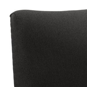 Fauteuil Opheim I Tissu - Noir - Marron clair