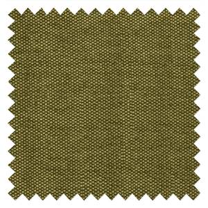 Fauteuil Opheim I Tissu - Vert olive - Marron foncé