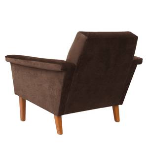 Fauteuil Larslan Fluweel - Bruin