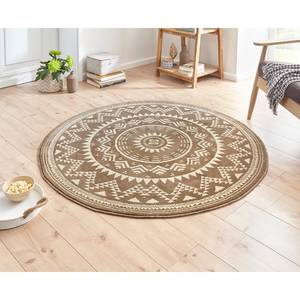 Tapis Valencia Polypropylène - Beige - Diamètre : 200 cm