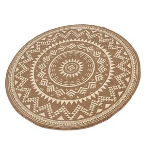 Tapis Valencia Polypropylène - Beige - Diamètre : 200 cm