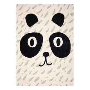 Kinderteppich Panda Elliot Kunstfaser - Beige / Schwarz