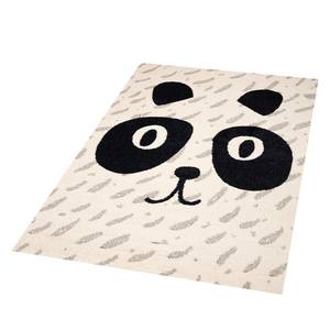 Kinderteppich Panda Elliot Kunstfaser - Beige / Schwarz