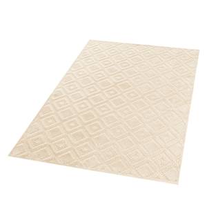 Kurzflorteppich Iris Webstoff - Creme - 120 x 170 cm