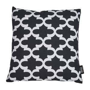 Coussin Milano Coton - Noir / Blanc