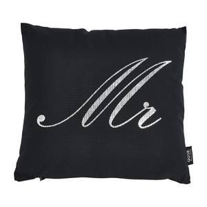 Coussin Stone Mr Coton - Noir