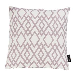 Housse de coussin Windsor Diamond Coton - Vieux rose - Rose vieilli