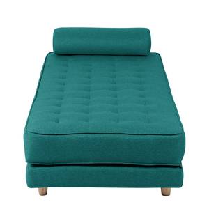 Chaise relax Ezine Tissu - Bleu pétrole