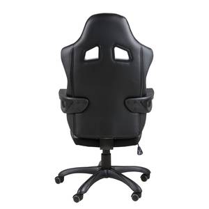 Gaming Chair Flen Kunstleder / Nylon - Schwarz / Grau