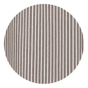 Ösenschal Stripe Webstoff - Steingrau