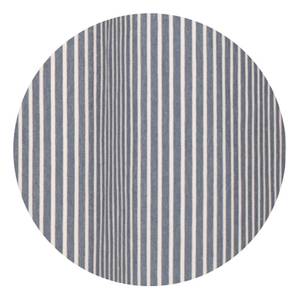 Ösenschal Stripe Webstoff - Silbergrau