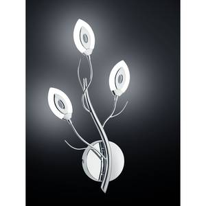 LED-wandlamp Fellow I acrylglas / ijzer - 3 lichtbronnen