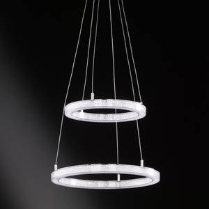 LED-hanglamp Victoria II kunststof / aluminium - 2 lichtbronnen