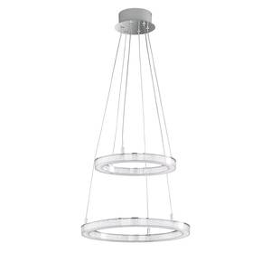 LED-hanglamp Victoria II kunststof / aluminium - 2 lichtbronnen