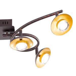 LED-plafondlamp Vicenza III acrylglas / ijzer - 12 lichtbronnen