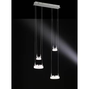 Suspension LED Mason III Plexiglas / Fer - 4 ampoules