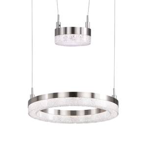 LED-hanglamp Mason II acrylglas / aluminium - 2 lichtbronnen