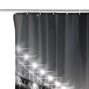 Rideau de douche LED Brooklyn Bridge Fibres synthétiques - Gris