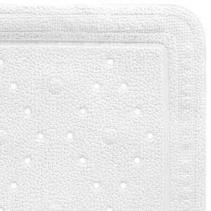 Tapis de douche antidérapant Baveno Matière plastique - Blanc