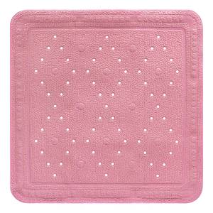 Tapis de douche antidérapant Baveno Matière plastique - Rose foncé