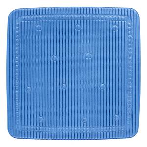 Tapis de douche antidérapant Samoa Matière plastique - Bleu