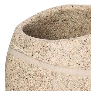 Zahnputzbecher Stone Keramik - Beige
