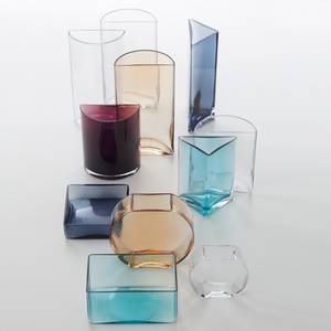 Vase Centro III Verre cristallin - Translucide - Hauteur : 23 cm