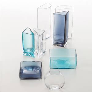 Vase Centro III Verre cristallin - Translucide - Hauteur : 34 cm