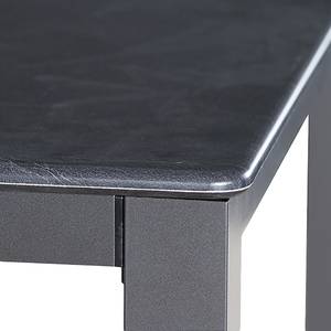 Gartentisch Slim Silber - Metall - 160 x 71 x 90 cm