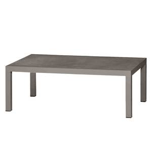 Loungetisch Belia III Silber - Metall - 120 x 69 x 48 cm