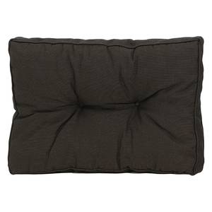 Loungekissen Rib Schwarz - 60 x 43 x 12 cm