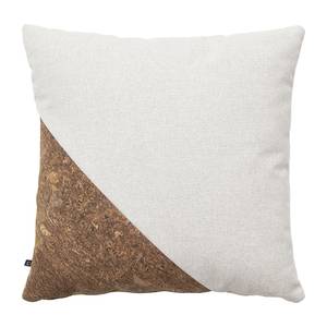 Housse de coussin Myla I Tissu / Liège - Marron