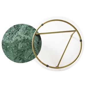 Couchtisch Plov Marmor / Metall - Marmor Grün / Gold