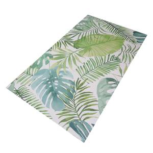 Tapis de bain Gleize Vinyle - Vert / Blanc - 70 x 180 cm