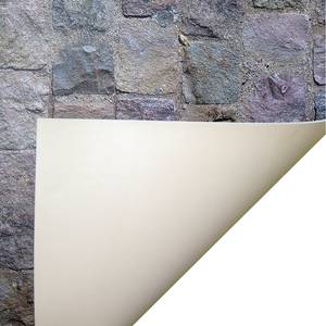 Tapis de bain Fox Vinyle - Gris - 90 x 160 cm