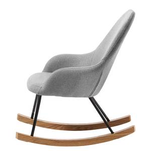 Rocking chair enfant Bonneux Tissu - Gris clair - Gris lumineux