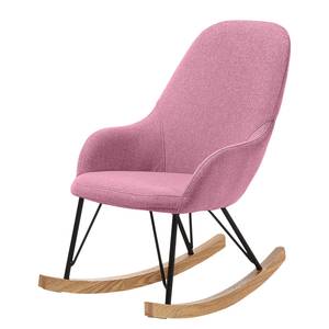 Rocking chair enfant Bonneux Tissu - Rose - Rose