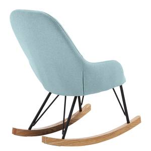 Rocking chair enfant Bonneux Tissu - Bleu pastel - Bleu pastel